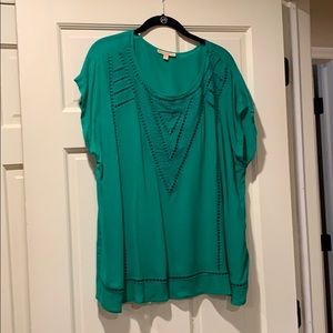 Skies Are Blue blouse in XXL from Stitch Fix